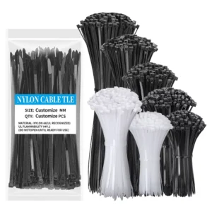 CHINEE 100 Pcs Pack Strong Self Locking Nylon Cable Ties Heavy Duty Industrial Electrical Use 100mm 550mm Lengths Never Break LTS Brand