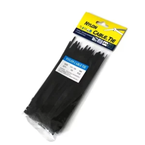 CHINEE 100-Piece Zip Ties Assorted Sizes Heavy Duty Nylon Cable Wire Ties Self-Locking UV Resistant Lengths 300mm & 400mm