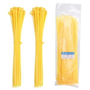 CHINEE 100pcs 50LBS 8inch OEM China Factory HUASU HS-200 Strong Locking Nylon 66 Zip Tie Cable Tie 4.8*200mm Industrial Fastener