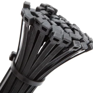 CHINEE 100pcs Cable Zipper Tie 4.8*200mm,nylon Cable Tie Tensile Strength 22kg Tie Cables