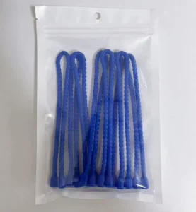 CHINEE 12 Inch Reusable Silicone Releasable Cable Tie for Organizing 8pcs
