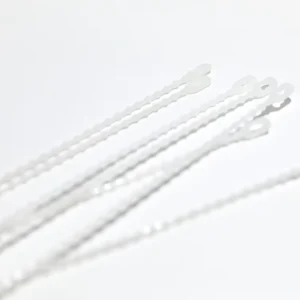 CHINEE 120mm Beaded White New Ball Type Reusable Nylon 66 Ties Knot Cable Ties