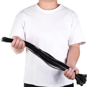 CHINEE 12x650mm Long Zip Ties Heavy Duty Nylon Cable Ties Self Locking 12mm Width Multi Purpose for Indoor and Outdoor Use
