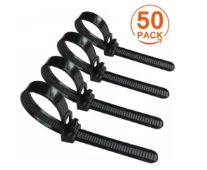 CHINEE 14″ Releasable Plastic Zip Ties Cable Tie