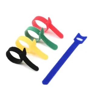 CHINEE 15mm*200mm Nylon Reusable Back to Back Hook and Loop Fastening Automatic Cable Ties