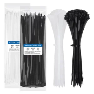 CHINEE 18 Inch Cable Ties Tie Wraps Zip Ties 175LBS Heavy Duty for Multi Purpose Nylon 66 8.8*450mmm Plastic Fasteners Wire Straps