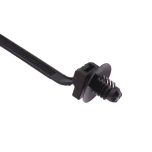 CHINEE 2 in 1 Self Locking Nylon Cable Ties Heavy Duty Fir Tree Push Mount Zip Ties Thread Style Duct Snap Cable Fasteners 5*220