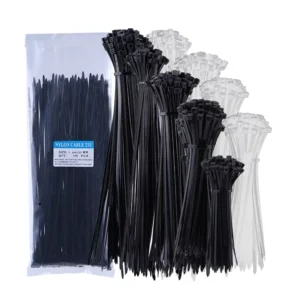 CHINEE 2.5*100 4*300mm 6 Inc Plastic PA66 Soft Zip Tie Strap Kabelbinder Multi Color Self-locking Black Rubber Nylon Cable Tie Price