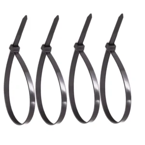 CHINEE 2.5 X 100mm 4 Inch Black and White Color Useful Durable China Manufacturer Self Locking Nylon Cable Tie