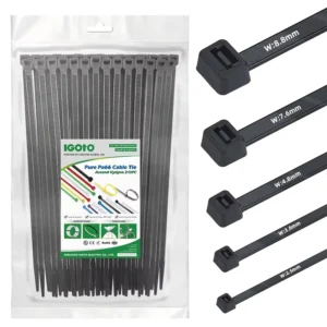 CHINEE 3.5*250mm OEM Manufacturer Nylon 66 Plastic UV Resistant Zip Cable Ties Self locking Cable Tie Electrical Tie