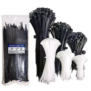 CHINEE 3.6*300 100 Pcs Pack Strong Self locking Nylon Heavy Duty Cable Ties with ROHS Certification Acid & Alkali Resistant