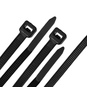 CHINEE 3.6x150mm Nylon Cable Tie Black 6″ Releasable Electrical Nylon Strap Cable Ties Flexible Cable Zip Ties