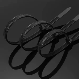CHINEE 300*7.6mm Zip Ties Heavy Duty 12 Inch V Shaped Toothed Double Sided With 200 LBS Tensile Strength Self Locking Nylon Cable Ties