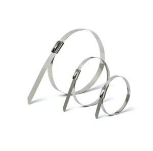 CHINEE 304/316 Ball Lock Stainless Steel Cable Ties Custom Logo Industrial Use 7.9*500