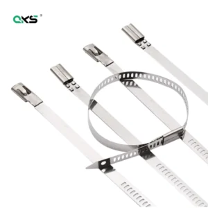 CHINEE 304 316 Stainless Steel Naked Single Hook Multi Stepped Self Lock Cable Ties ISO9001 Certified 100pcs bag Electrical