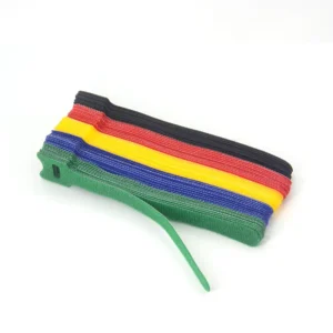 CHINEE 30pcs 50pcs 100pcs Multi colors Reusable Releasable Hook and Loop Cable Tie Custom Logo Adjustable Velcro Strap Cable Ties