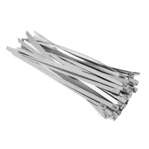 CHINEE 4.6*350mm Premium SS316/SS304/SS201 Stainless Steel Cable Ties Heavy Duty Metal Zip Ties for Industrial Use