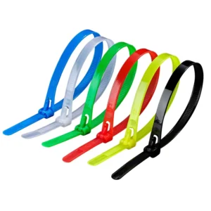 CHINEE 4.8*200 Nylon Cable Ties Releasable and Reusable Plastic Tie
