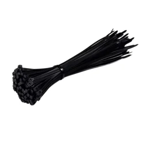 CHINEE 400mm Reusable Black Nylon Cable Ties Self Locking Heavy Duty Zip Ties for Outdoor Indoor Cable Management Fastening Wire Wraps