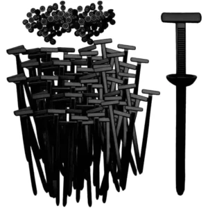 CHINEE 5*95MM Self Locking Nylon Cable Ties Interior Zip Ties for Engine Fender Liner Mudguard Trunk Car Repairs