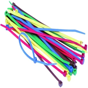 CHINEE 6Inch Custom Color 18LB Green 150mm Plastic Self locking Nylon 66 Cable Ties