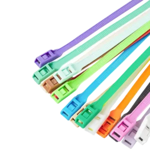 CHINEE 7.2*350mm Heavy Duty Self Locking Nylon Zip Ties Colorful Naughty Castle Cable Ties for Children’s Entertainment