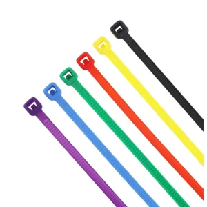 CHINEE 7.2×500 Travel Self Locking Nylon Cable Ties White Black and Colorful with Plastic Coating