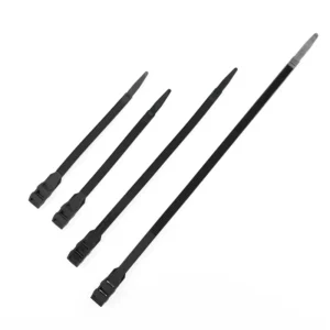 CHINEE 7.6*200mm Double Head Double Loop Self Locking Nylon 66 Cable Ties X83 Dual Lock Zip Ties for Heavy Duty Wire Bundling