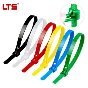CHINEE 8*150mm Flame Retardant Releasable Reusable Cable Ties Factory Direct Supply Easy to Operate