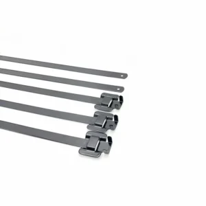 CHINEE 8mm/10mm Wide Releasable Type Stainless Steel Cable Tie Easy Operation Cable Tie Colorful Zip Tie