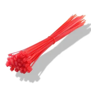 CHINEE 9X400mm Self Locking PA66 Nylon Cable Ties Multi Color Acid Alkali Resistant ROHS Certified 40~+85 100pcs Industrial Electrical
