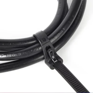 CHINEE Adjustable Reusable Nylon Cable Ties 50 Lbs Tensile Strength Color Releasable Cable Zipper Fastener
