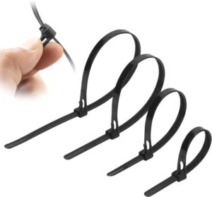 CHINEE Adjustable Reusable Nylon Cable Ties Releasable Zip Tie Strap for Wire Wraps