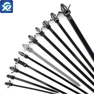 CHINEE Arrow Head Push Mount Cable Ties Nylon Self-locking Zip Ties For Automotive Aerospace White Goods Manufacture And Panel Building