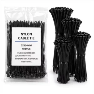 CHINEE Assorted Sizes Multicolored Self locking Nylon Cable Ties Durable Plastic Tie Wraps for Home and Office