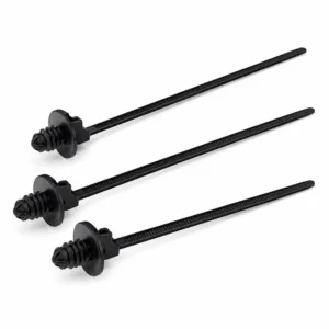 CHINEE Automotive Wiring Harness Fixing Ties Screw Head Push Mount Zip Ties Heat Stabilized Nylon Cable Ties for Car Engine Bay