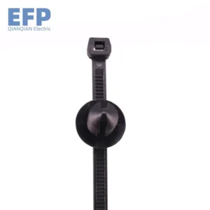 CHINEE Black Nylon Cable Ties Push-In Releasable Wiring Loom Cable Zip Tie Wrap for Car Boat Trailer Bundled Wire Band