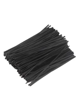 CHINEE Black and White 0.45mm to 1.5mm Waterproof PVC Twist Ties and Cable Decoration Binding Rope Can Be Reused