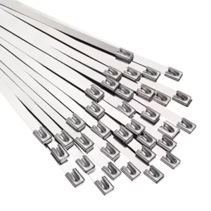 CHINEE Bridas De Acero Inoxidable Stainless Steel Self lock Cable Ties for Bundle Cable Metal Marine Heavy Duty Cable Tie