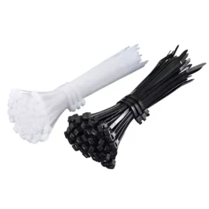 CHINEE CE ROHS Releasable Nylon 66 Cable Zip Ties White Black Wire Storage Trap