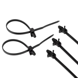CHINEE Cable Straps Tie Black Multi Color Zip Self-Locking Nylon Cable Ties Durable Plastic Wire Ties