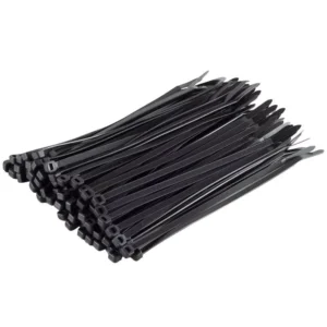 CHINEE Cable Tie 100mm X 4.8 Mm Black Nylon Plastic Zipties Releasable Cable Ties