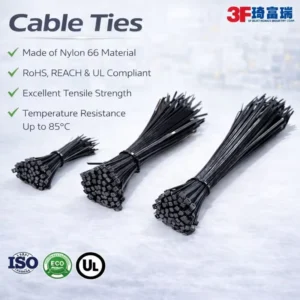 CHINEE Cable Ties Manufacture Unbreakable Good Quality Soft Plastic Free Samples China Nylon Pa66 Uv White Black OEM Color 3F