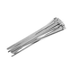 CHINEE Cable Ties Self Locking Metal Zip Ties Heavy Duty Exhaust Wrap Multi Purpose Outdoor Fence Wire Management
