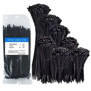 CHINEE Cable Wire Tie Electrical Releasable Nylon Cable Ties Wire Tie Cable Strap of 8″ Inch 7.5mm Manufacturer Pa66
