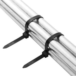CHINEE Cable Zip Ties Black Assorted Sizes Multi Purpose Self Locking Nylon Cord Management Wire Ties 1.9*100mm