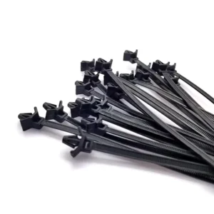 CHINEE Car Plug Type Cable Tie Nylon Self-locking Cable Tie, Car Mechanical Wire Harness Fixing Cable Tie