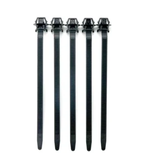 CHINEE Cars Mount Wire Tie Clip Releasable Nylon Tie Wrap Cable Fastening Clips Self-locking Plastic Zip Tie Universal