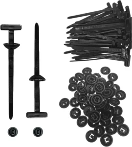 CHINEE Certified Self Locking Nylon 66 Cable Ties 90mm Plastic Zip Ties Free Samples Available in Clear and Black Colors