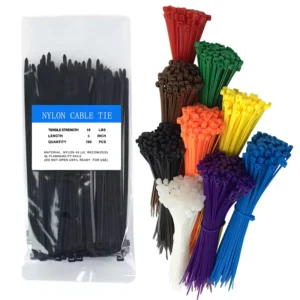 CHINEE China Factory Direct Sell 100pcs Bag 6 Inch Nylon 66 Zip Ties Multi Color Self Locking Flexible Plastic Cable Ties Ties